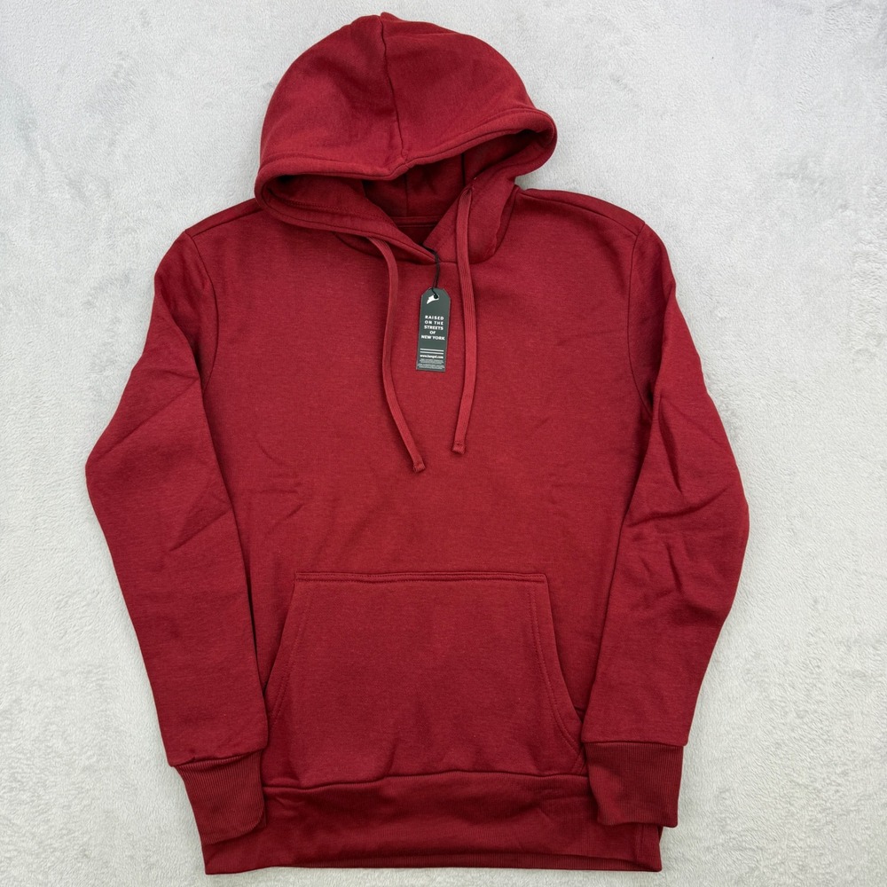 Kangol Hoodie Men Small Red Kangaroo Logo Sweatshirt‎ Pullover Streetwear Winter